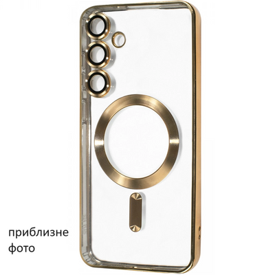 Чохол Xrome MagSafe для Samsung Galaxy S22 Ultra Прозорий / Gold 82800