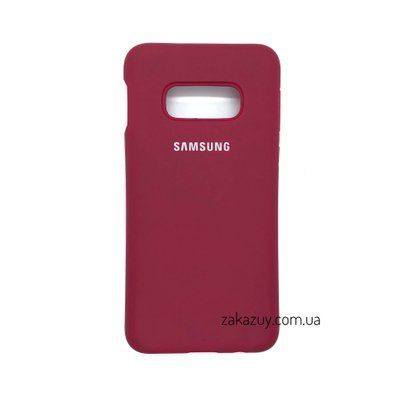 Чехол Silicone Cover для Samsung G970 Galaxy S10e Hot Pink 34275
