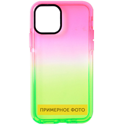 Чохол Sunny Gradient для Xiaomi Redmi Note 11 / Note 11s Рожевий / Салатовий 80235