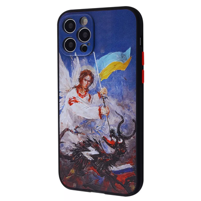 Чохол патріотичний WAVE Ukraine Shadow Matte для iPhone 11 Pro Occupiers away 65239