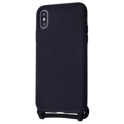 Чехол со шнурком WAVE Lanyard Case для Iphone XS Max Black 56306