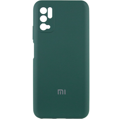 Чохол Silicone Cover Camera для Xiaomi Redmi Note 10 5G / Poco M3 Pro Зелений / Pine green 66900
