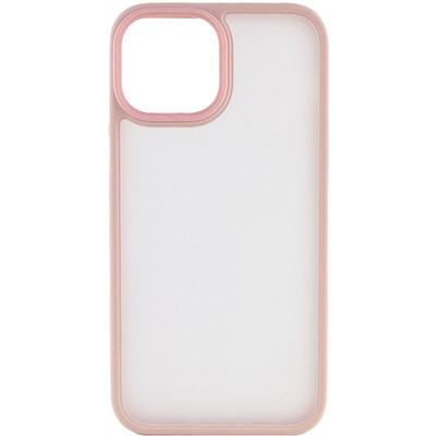 Чохол Metal Buttons для Iphone 14 Plus Рожевий 69011
