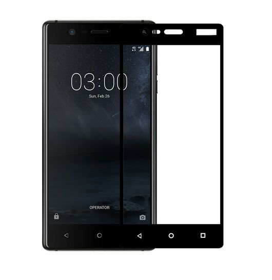 Защитное стекло Armor Glass для Nokia 3 Black 41133