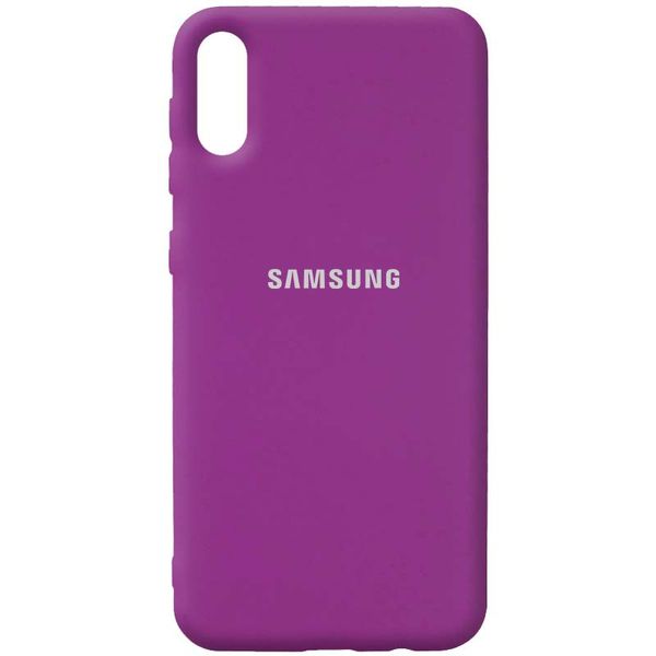 Чохол Silicone Cover для Samsung Galaxy A02 Фіолетовий / Purple 54668