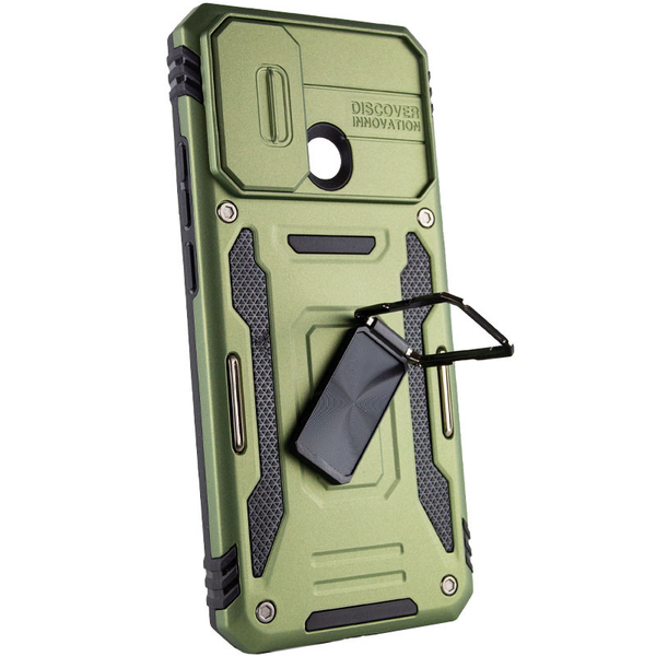 Протиударний чохол Camsh Army Ring для Xiaomi Redmi 9C / 10A Оливковий / Army Green 68860