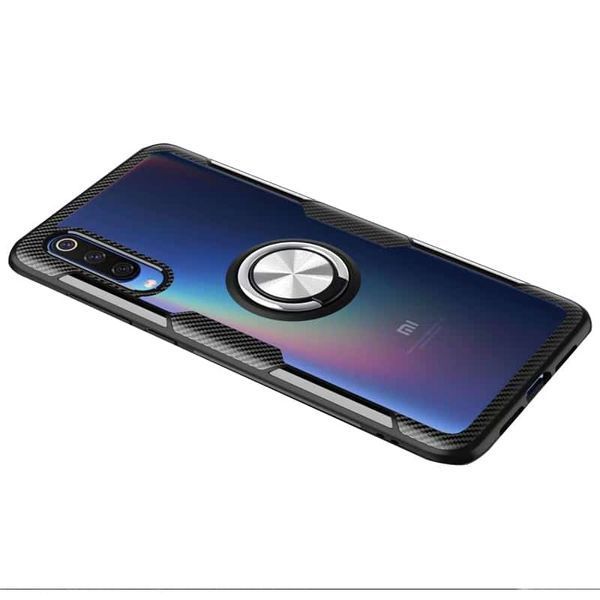 Чехол Din Crystal Magnet Ring для Xiaomi Mi 9 SE Черный 37887