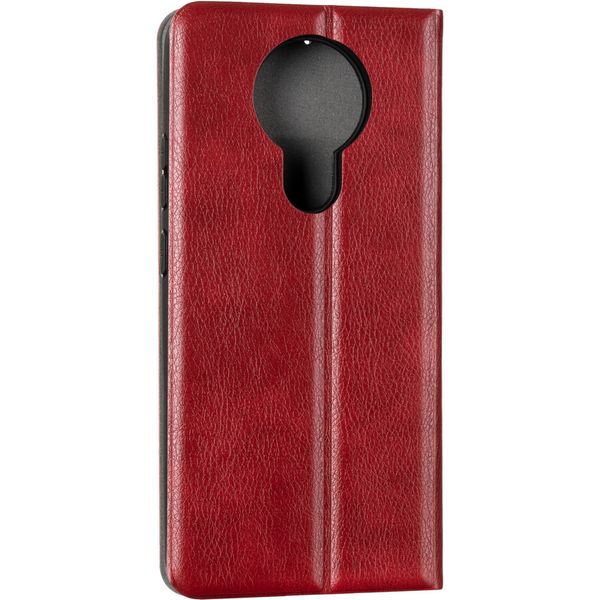 Чехол-книжка Leather Delius New для Nokia 3.4 Red 57450