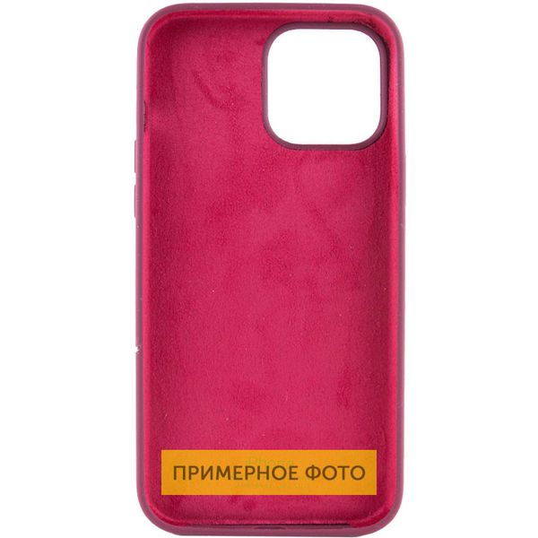 Чехол Silicone Case для Iphone 16 Plus Бордовый / Plum