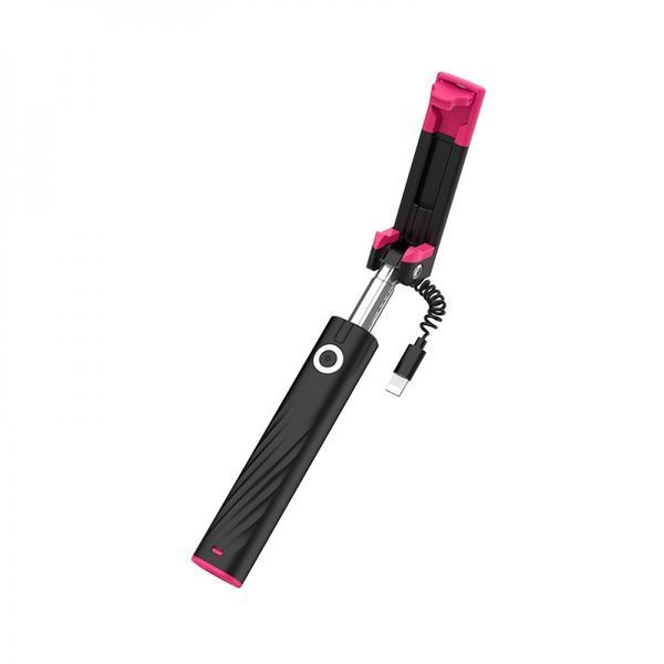 Монопод для селфи Hoco K8 Starry Lightning Connect Black 52405