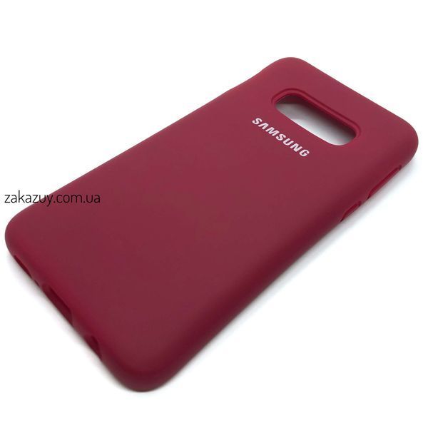 Чехол Silicone Cover для Samsung G970 Galaxy S10e Hot Pink 34275