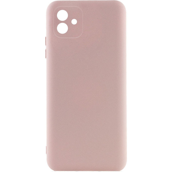 Чохол Silicone Lakshmi A Full Camera для Samsung Galaxy A04 Рожевий / Pink Sand 66950