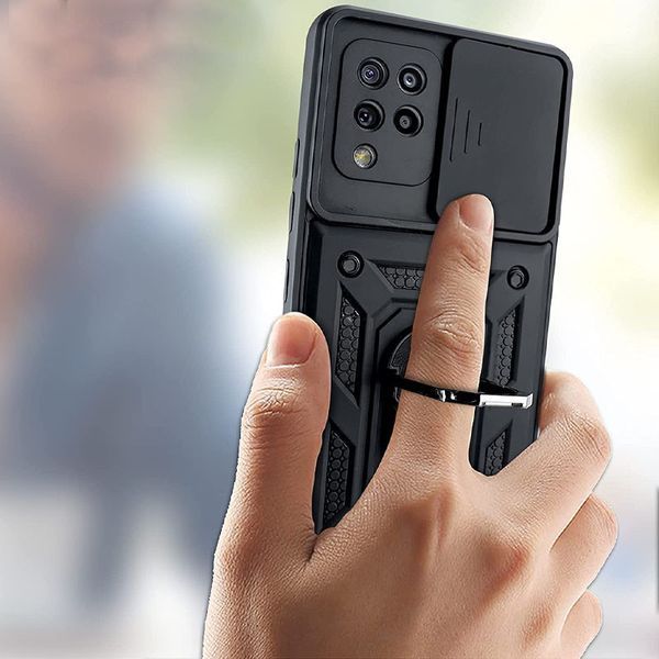 Протиударний чохол Camsh Serg Ring для Samsung Galaxy A22 / M32 Чорний 59774