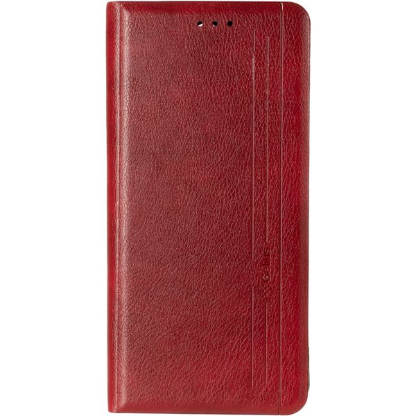 Чехол-книжка Leather Delius New для Nokia 3.4 Red 57450