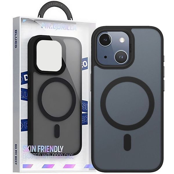 Чехол Blueo Skin Friendly Frosted MagSafe для Iphone 14 / 13 Черный 84090