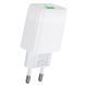 Мережевий зарядний пристрій Hoco C72Q Qualcomm Quick Charge 3.0 1USB / 18W White 52205 2