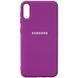 Чохол Silicone Cover для Samsung Galaxy A02 Фіолетовий / Purple 54668 2