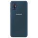 Чохол Silicone Cover для Samsung Galaxy A51 Синій / Cosmos blue 44279