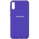 Чохол Silicone Cover для Samsung Galaxy A02 Фіолетовий / Purple 54668 1