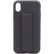 Чохол Silicone Hand Holder для Iphone XS Max Чорний / Black 57093 1