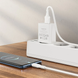 Мережевий зарядний пристрій BOROFONE BA74A 1USB+кабель USB to Type-C 1m 2.1A White 87808 5