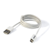 Мережевий зарядний пристрій Aspor A829 2USB + кабель MicroUSB 2.4A 1м White 63537 2
