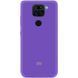Чохол Silicone Cover A для Xiaomi Redmi Note 9 / Redmi 10X Фіолетовий / Violet 43226 1