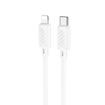 Кабель Hoco X88 Magic silicone 20W Type-C to Lightning 1м White 81303