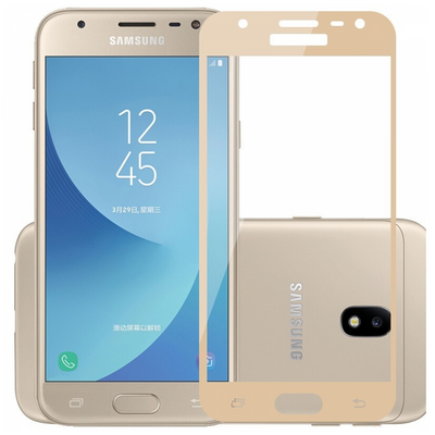 Захисне скло Full Cover для Samsung Galaxy J3 2016 J310 / J320 Gold 30951