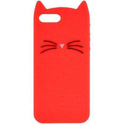 Чехол 3D Cat для Iphone 7 Plus / 8 Plus Красный 47564