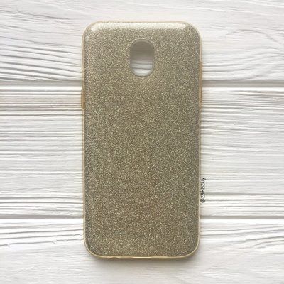 Чехол с блестками Shine для Samsung J530 Galaxy J5 2017 Cветло-золотой 32750