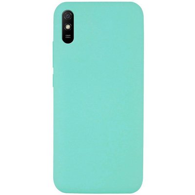 Чехол Silicone Cover NoLogo A Full для Xiaomi Redmi 9A Бирюзовый / Ocean Blue 43277