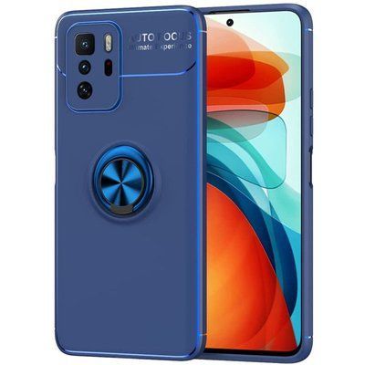 Чохол Din Color Magnet Ring для Xiaomi Redmi Note 10 5G / Poco M3 Pro Синій 56936