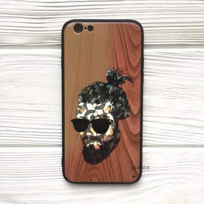 Чехол BARBER для Iphone 6 / 6s в очках светлый 32924