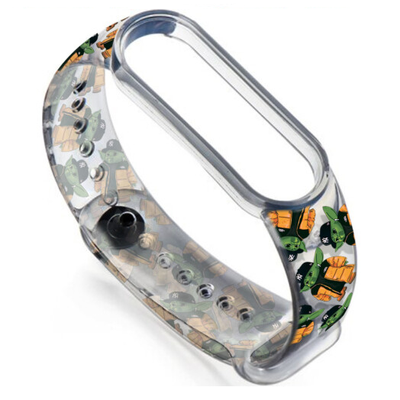 Ремешок ArmorStandart для Xiaomi Mi Band 5/6 Сandy/Прозрачный 83436