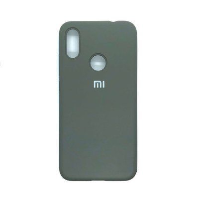 Чохол Silicone Cover для Xiaomi Redmi 7 Темно-Сірий 34226