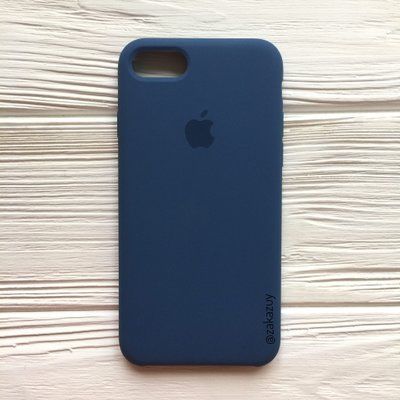 Чехол Silicone Case для Iphone 7 / 8 / SE 2020 Dark Blue 31057