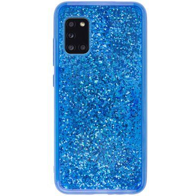 Чехол Sparkle glitter для Samsung Galaxy A31 Синий 44177