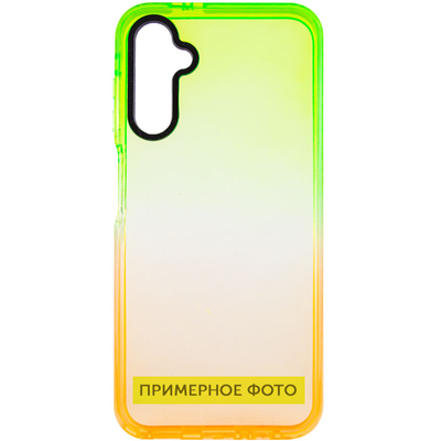 Чохол Sunny Gradient для Xiaomi Redmi Note 11 / Note 11s Салатовий / Помаранчевий 80236