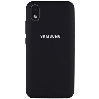 Чехол Silicone Cover для Samsung Galaxy A01 Core / M01 Core Черный / Black 53372