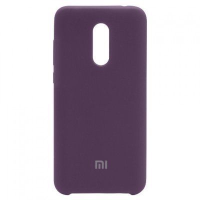 Чохол Silicone Case для Xiaomi Redmi 5 Plus Баклажановий 30094