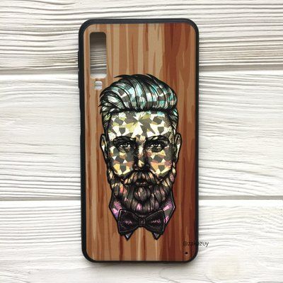 Чехол BARBER для Samsung Galaxy A7 2018 A750 с бабочкой 32857