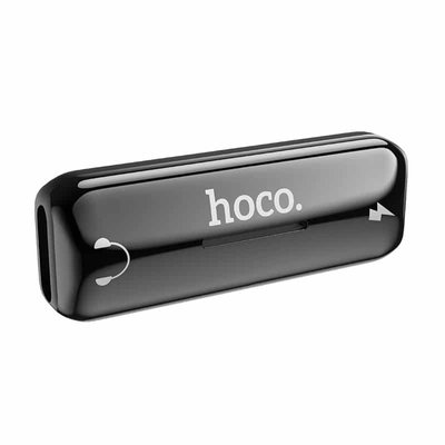 Адаптер Hoco LS27 Lightning to 2 Lightning (Audio + Charge) Black 37520