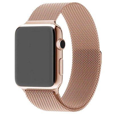 Ремешок Milanese Loop для Apple Watch 42/44/45/49 mm Champagne gold 47407