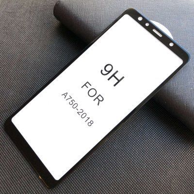 Захисне скло Premium 9H Full для Samsung Galaxy A7 2018 A750 Black 35584