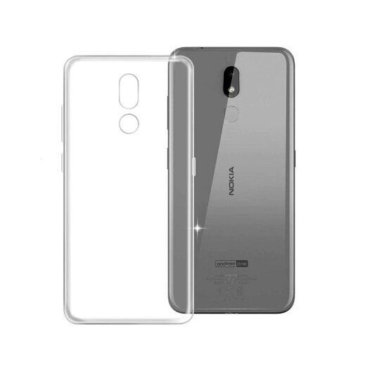 Чехол Stez для Nokia 3.2 Прозрачный 43542