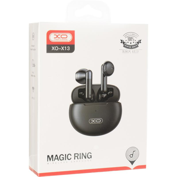 Навушники безпровідні XO X13 TWS Magic Ring Black 66851