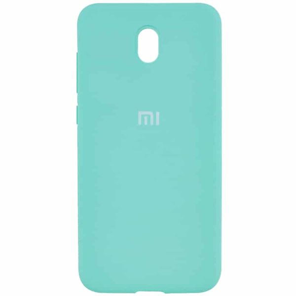 Чехол Silicone Cover для Xiaomi Redmi 8A Бирюзовый / Ice Blue 38012