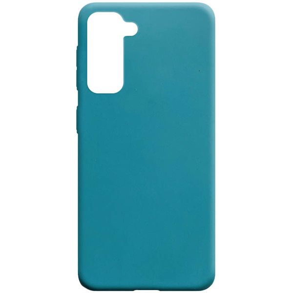 Чехол Matte для Samsung Galaxy S21 Синий / Powder Blue 53897