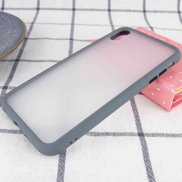 Чехол LikGus Maxshield для Iphone XS Max Серый 46220